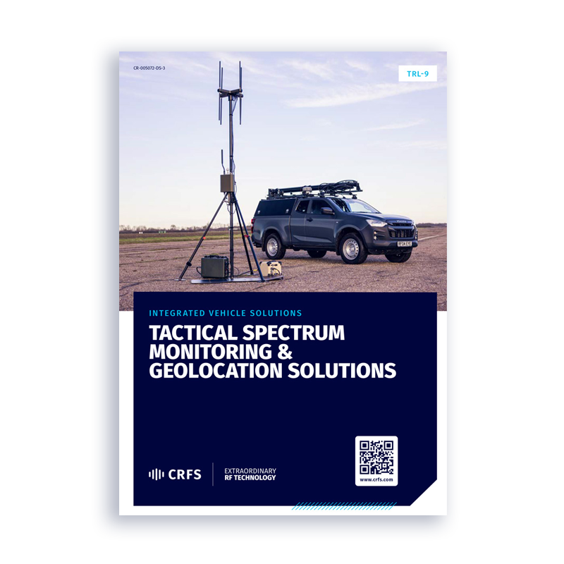 Tactical spectrum monitoring & geolocation solutions