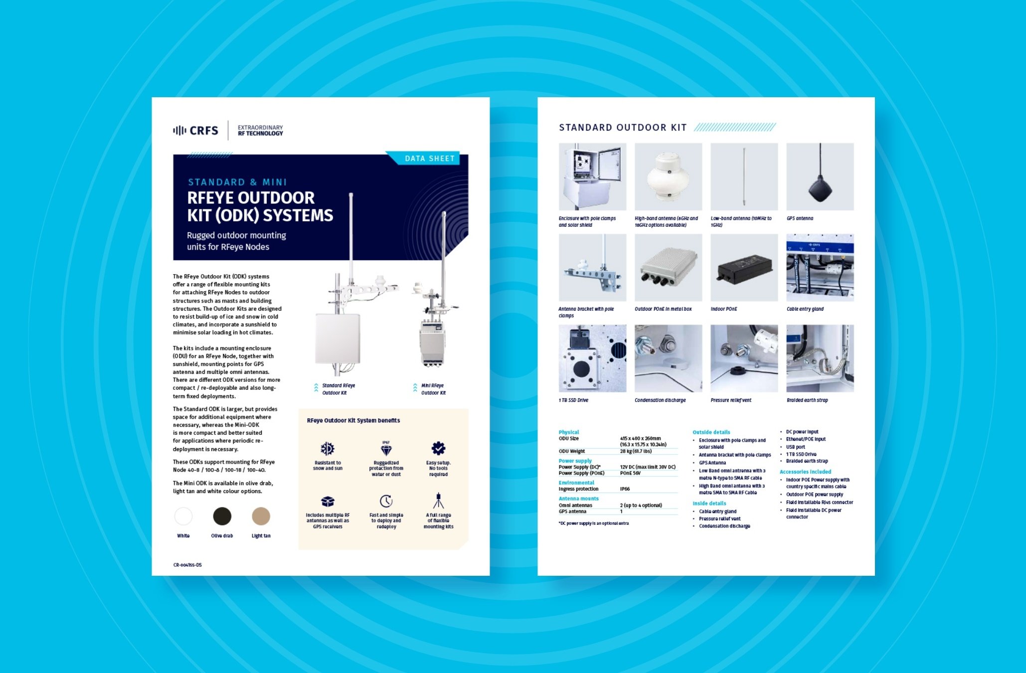 RFeye Outdoor Kit (ODK) Systems