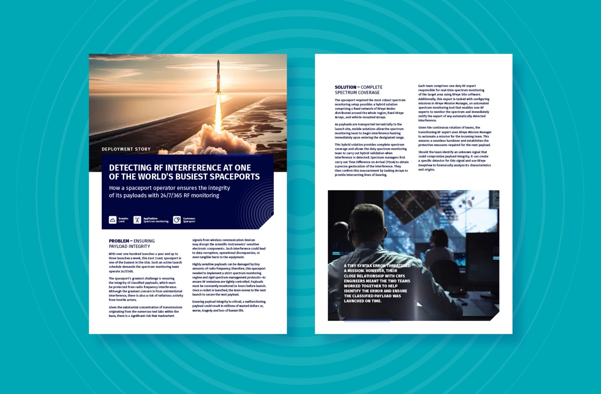 Detecting RF interference at one of the world’s busiest spaceports